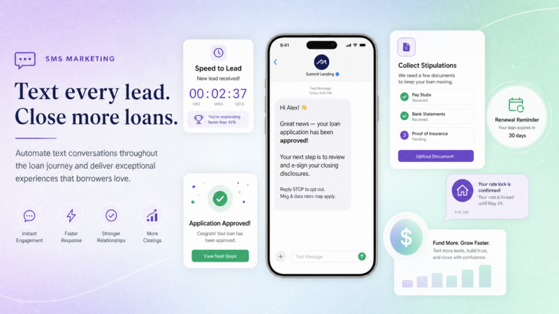 SMS Marketing for Lenders & Finance Brokers: The 2026 Guide