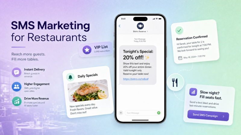 SMS Marketing for Restaurants: The 2026 Playbook