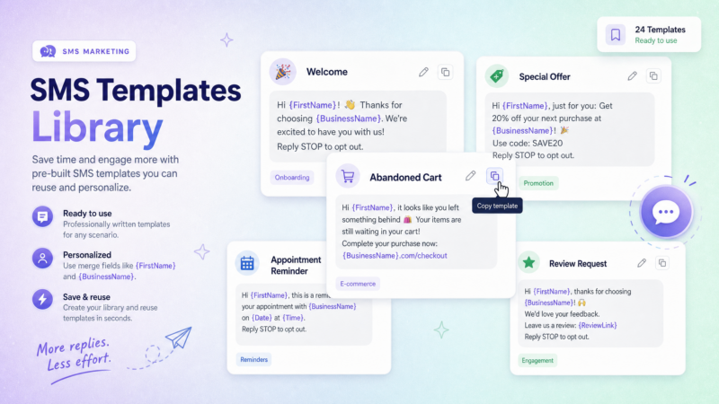 50+ SMS Templates That Get Replies (Copy, Paste, Personalize)