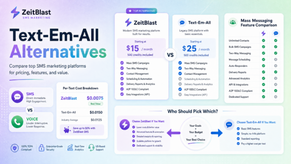 Text-Em-All Alternatives: An Honest 2026 Comparison